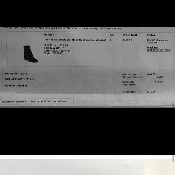 Charles David Block Heel Booties - Picture 7 of 7